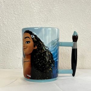 Disney Parks Moana Paintbrush Mug feat Hei Hei & Pua 3D Effect
